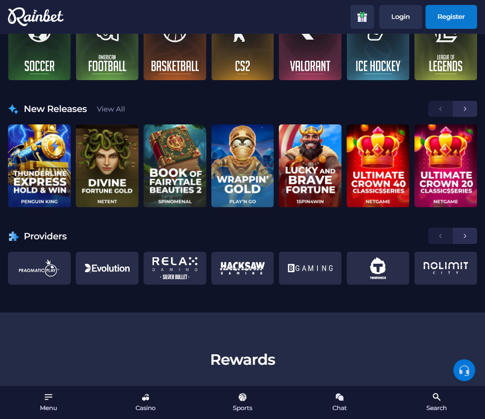 Rainbet slide2